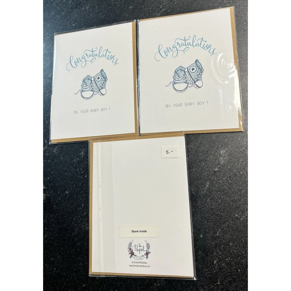 Mixed Lot 21 Boutique Greeting Cards – De Papel Studio/Brenda Montalvan Holidays